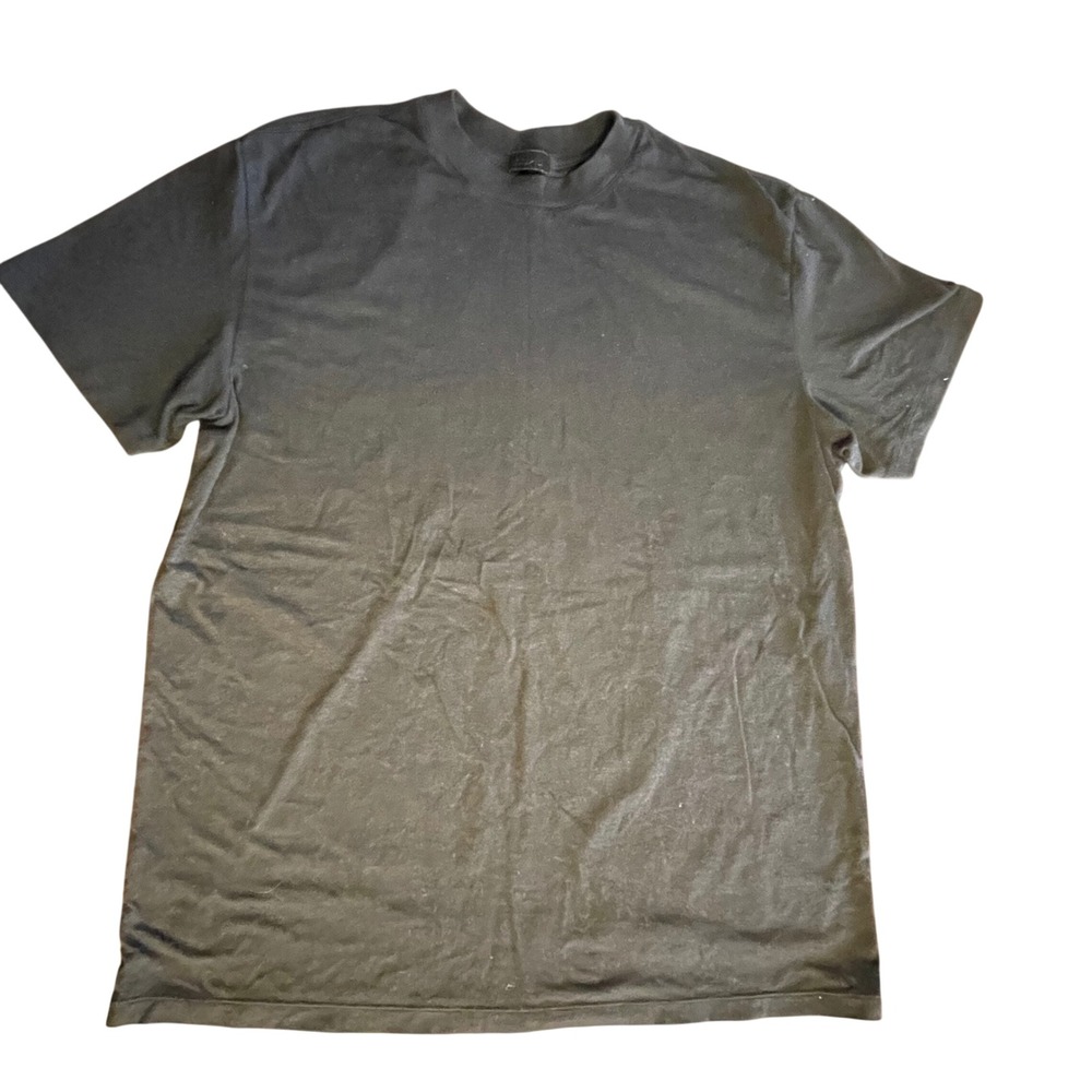 SKIMS Womens Basic Crew Neck T Shirt Black Short Sleeve Cotton Modal Blend‎ S
